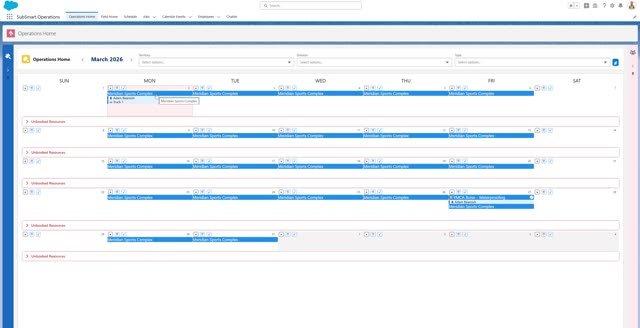 Operations & Scheduling — SubSmart product tour chapter 6 (0:20)